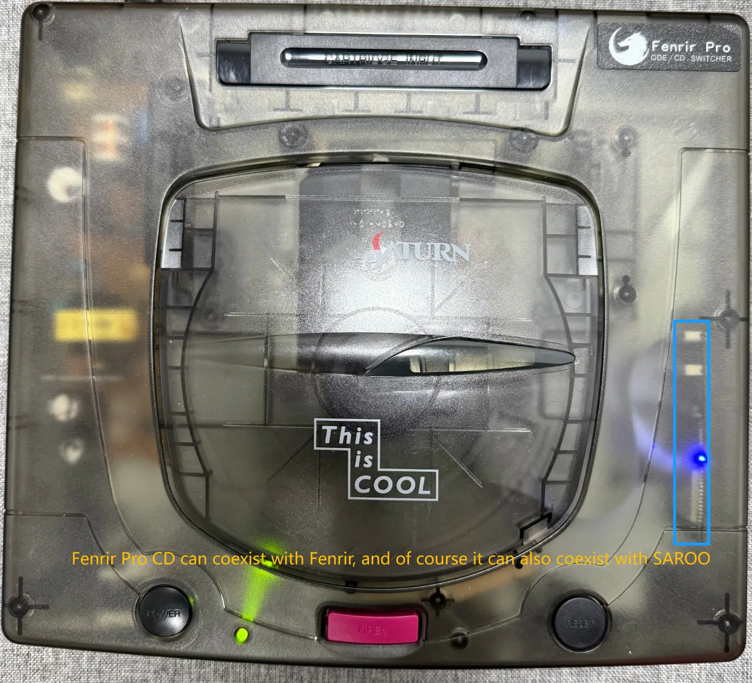 Fenrir Pro для платы симуляции CD-дисков Sega Saturn ODE SAROO PHOEBE RHEZ Wuxi OEDCD Switcher SS MODE Модульный чип (art.: 3920cca030e31) - 3920cca030e31