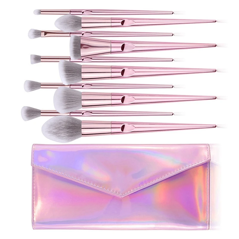 

20X Makeup Brushes Diamond Gradient Eyeshadow Blending Foundation Powder Eyebrow Women's Cosmetics Brush For Makeup