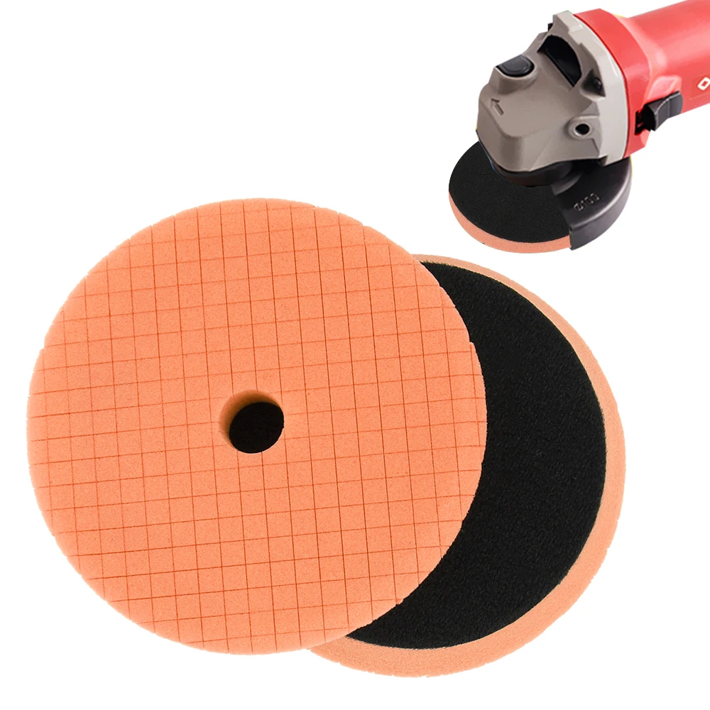 

Sponge Foam Pads Abrasive Disc 5 Inch Car Polish Buffing Pad Car Polishing Kit Waxing Sponge 5Pieces/set