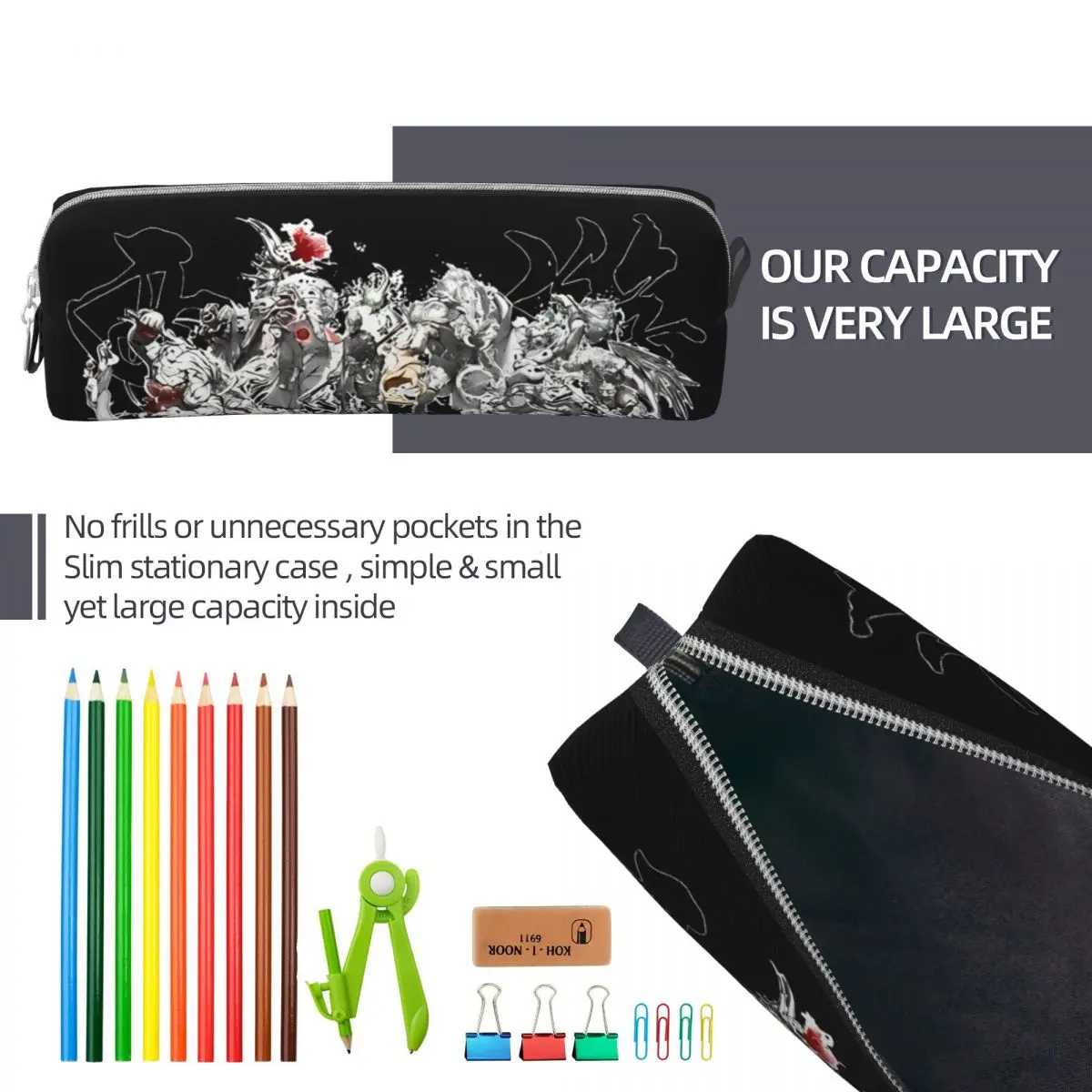 Черный миф Wukong (3) пенал для девочек и мальчиков милый дизайн школьные пеналы