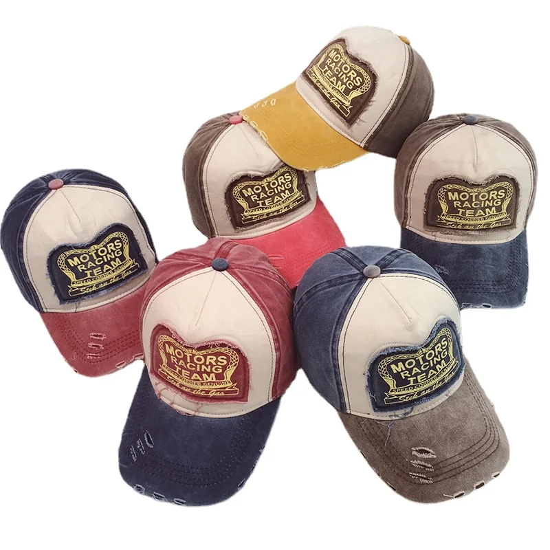 

Spring Summer Casual Multicolor Cotton Baseball Caps Snap Back Hat Hip Hop Fitted Caps Men Women Outdoor Colored Duck Tongue Hat