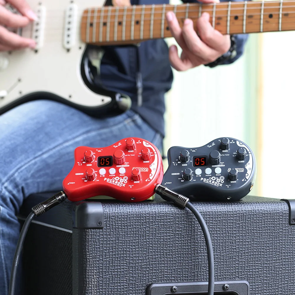 

Portable Guitar Effect Pedal Guitar Multi-Effect Processor Pedal Guitar Pedal Effect Electric Guitar Accessories EU/UK/US Plug