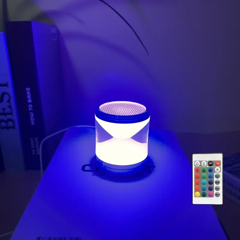 

HMTX 1 шт. мини-пульт дистанционного управления RGB16 цветной Настольный светильник, песочные часы в форме атмосферы Освещение сцены