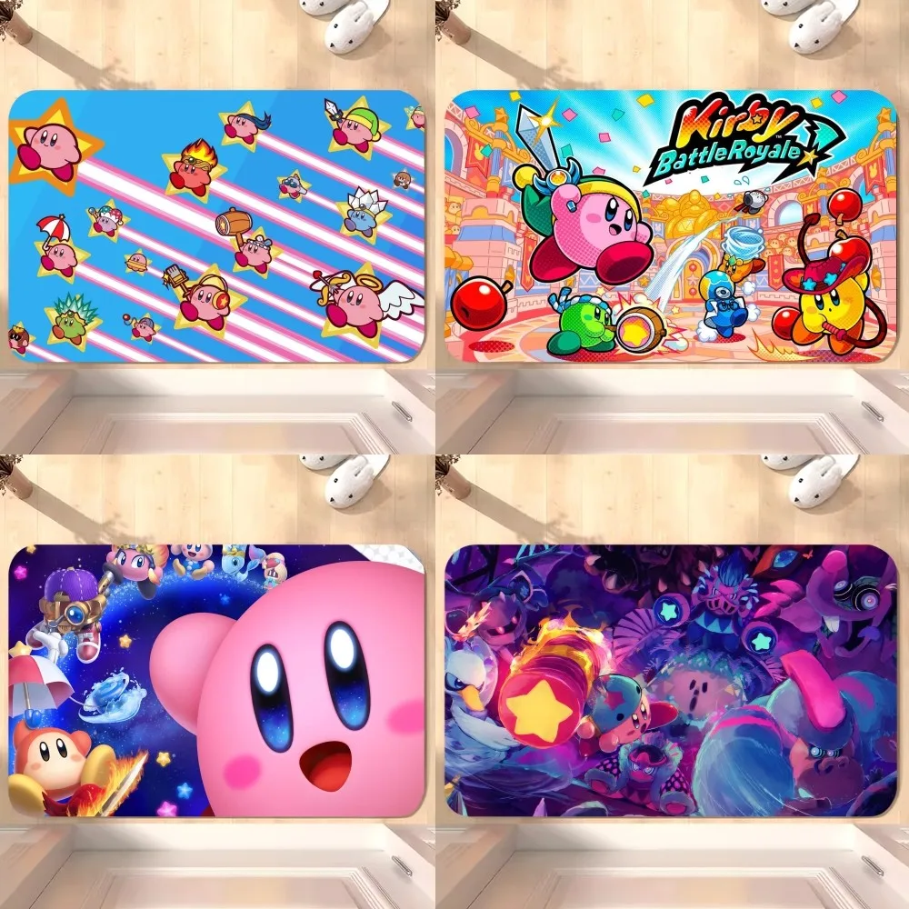 Милый K-Kirby игровой D напольный коврик для ванной супер абсорбирующий