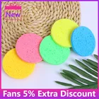 Губка из натурального дерева для снятия макияжа, 5 шт.