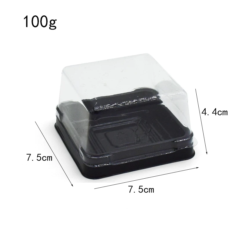 

Пластиковые квадратные коробки для тортов