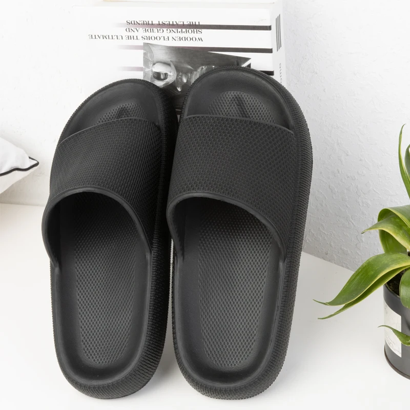 Thick Platform Slippers Women Indoor Bathroom Slipper Soft EVA Anti-slip Lovers Home Floor Slides Ladies Summer Shoes