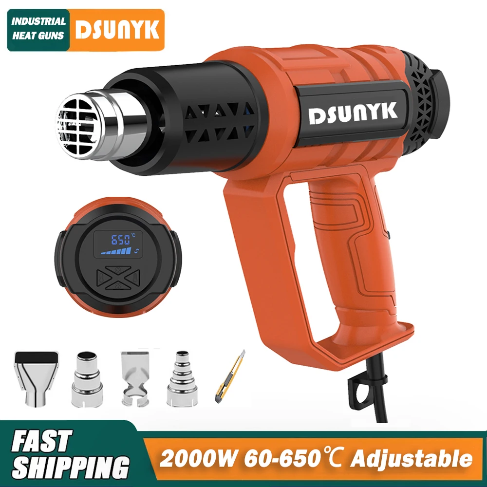 

Фен для волос DSUNYK Профессиональный с терморегулятором, 2000 Вт