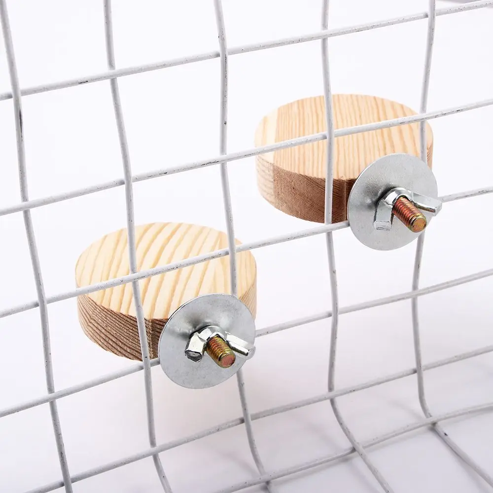 

1 Piece Bird Cage Supplies Wooden Pet Supplies Corner Platform Bird Perch Platform Stand Platform Perch Stand