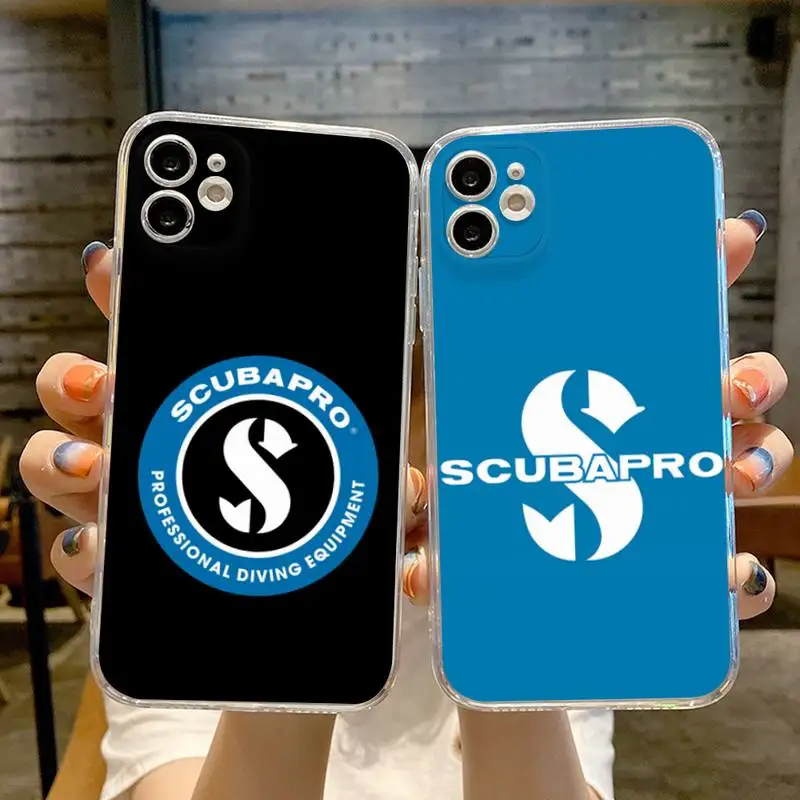Чехол для телефона Scubapro Мужской Прозрачный iphone 13 12 11 14 Pro Max Mini X XR XS 7 8 plus - купить по