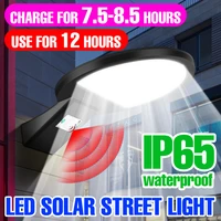 garden lights led solar street light ip65 waterproof spotlight outdoor wall lamp exterior solar powered lantern led reflector