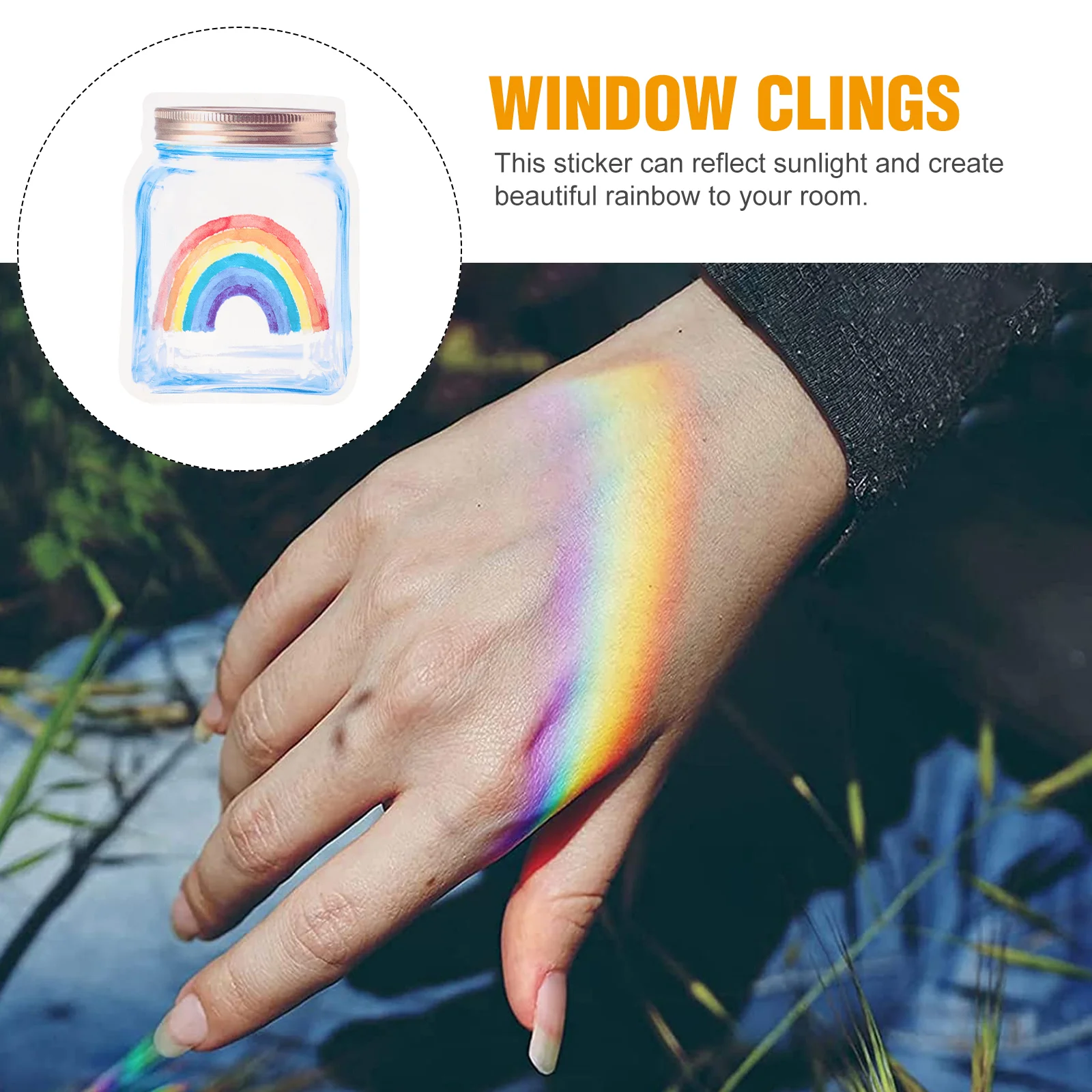 Призма статическая электриность ловец солнца наклейки окно из ПВХ пленка