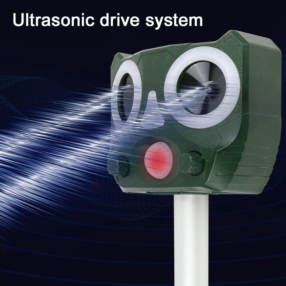 Перезаряжаемое Устройство Для Отпугивания Животных На Солнечной Энергии