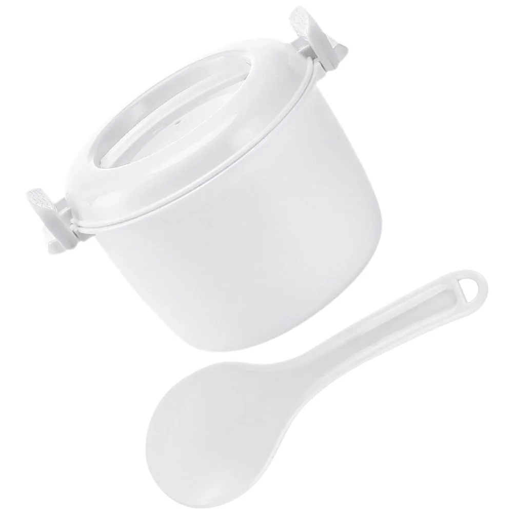 

Portable Cooking Stove Microwave Lunch Box Rice Containers Home Cooker Cups White Making Tool