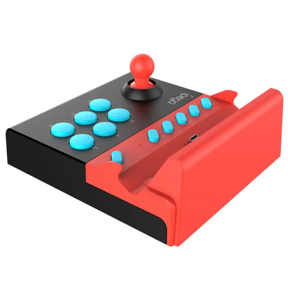 

Wireless Ns Controller Game Controller Arcade Game For Switch Lite Arcade Joystick Pg-9136a Type-c Fighting Rocker Plugplay