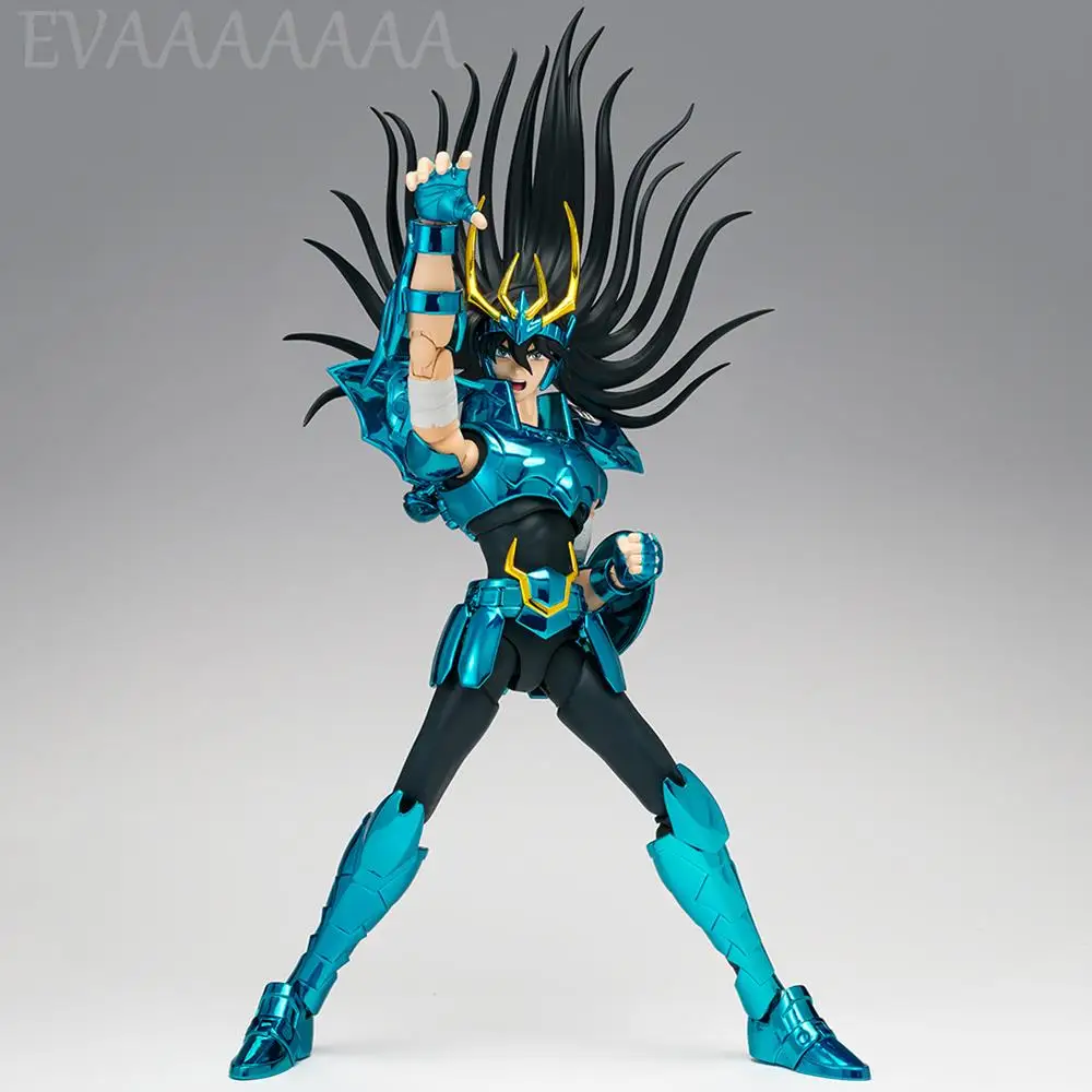 

Great toys GT Model Saint Seiya Dragon Shiryu V3 With Loose hair PVC Action Models Saint Shiryu Metal Armor Model Figurines