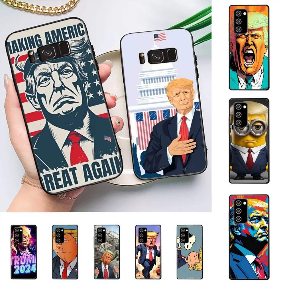 Cartoon Trump Fun Phone Case For Samsung J 7 Plus 7core J7 Neo J6 Prime J4 J5 Mobile Cover