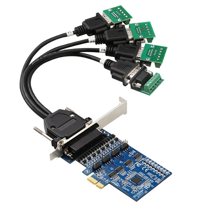 

1 шт., плата расширения PCI 4 порта RS422 RS485