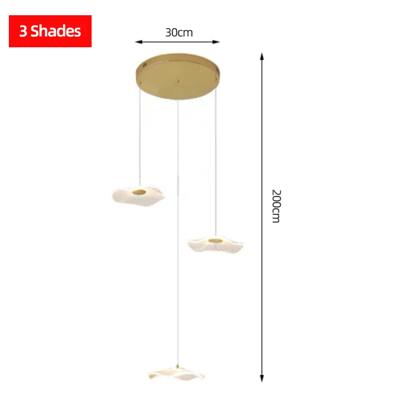 

LONKOEY Подвесной светильник Лотос 1 оттенок