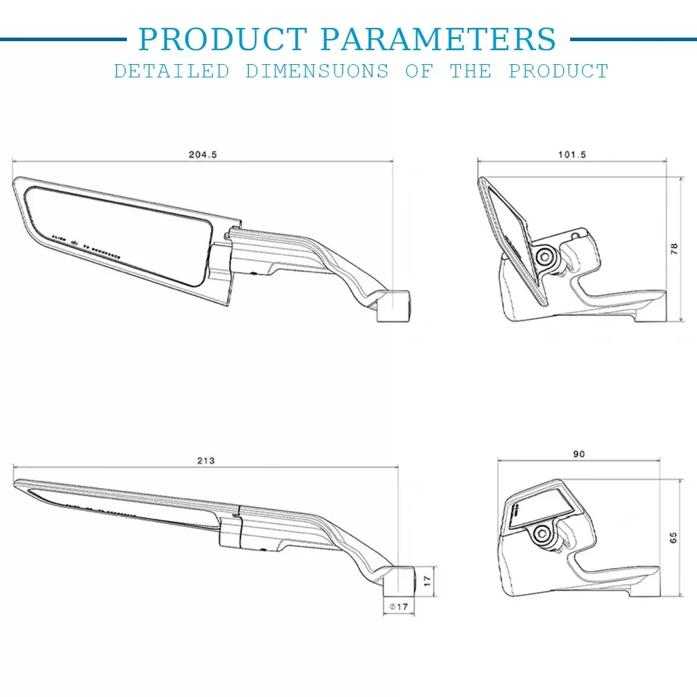 Для Husqvarna Svartpilen 401 Vitpilen мотоциклетное зеркало заднего вида регулируемые боковые