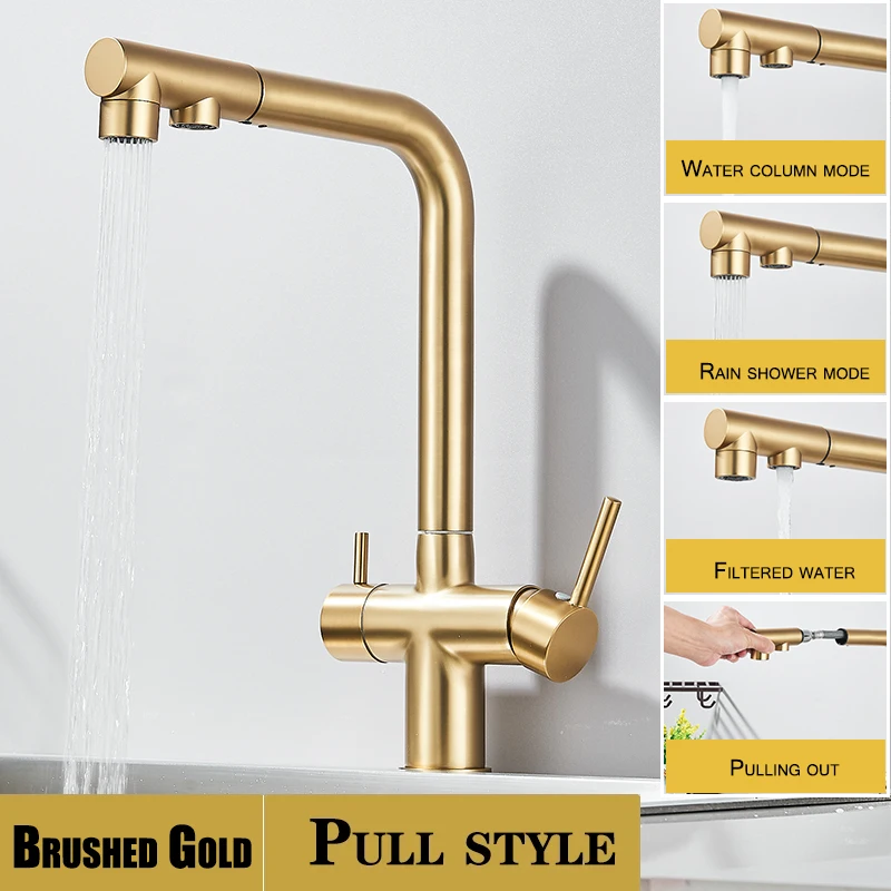 

Wanmivezlo кухонный смеситель латунный 2 функции