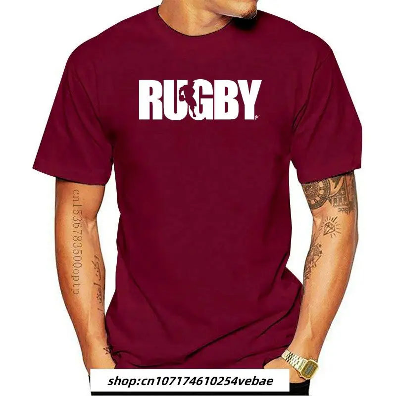 

New Player Running With Rugby Ball Rugby Fan Dad Brother Uncle Mens T-Shirt