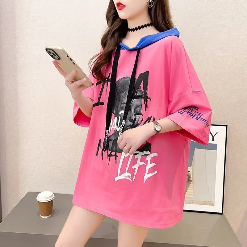 

Hooded Sweat-shirts Pink Essentials Hoodies Woman Top Aesthetic Cute Korean Fashion Streetwear Hoodie for Women Graphic Anime