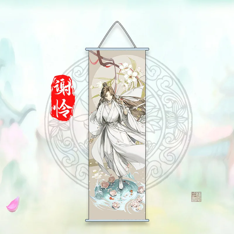 HD Печать BL Anime Mo Dao Zu Shi свиток подвесная живопись Wei Wuxian Lan Wangji холст фотообои для