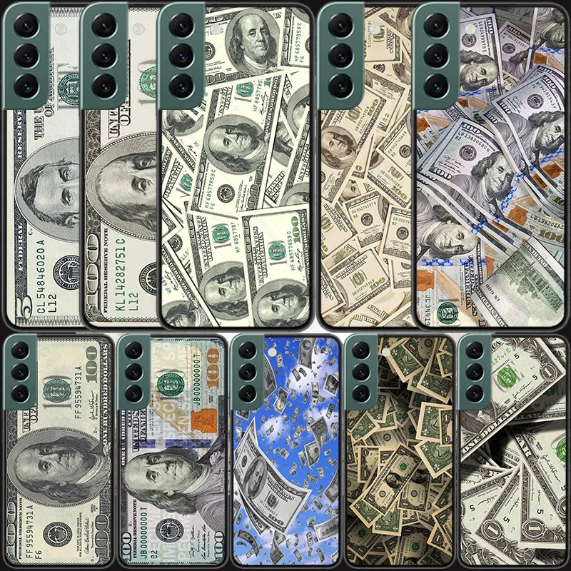 

Banknote Dollar Cash Money Phone For Samsung Galaxy A02S A12 A22 A32 A42 A52S A72 4G 5G A03S A13 A23 A33 A53 A73 A9 A8 A7 A6 F12
