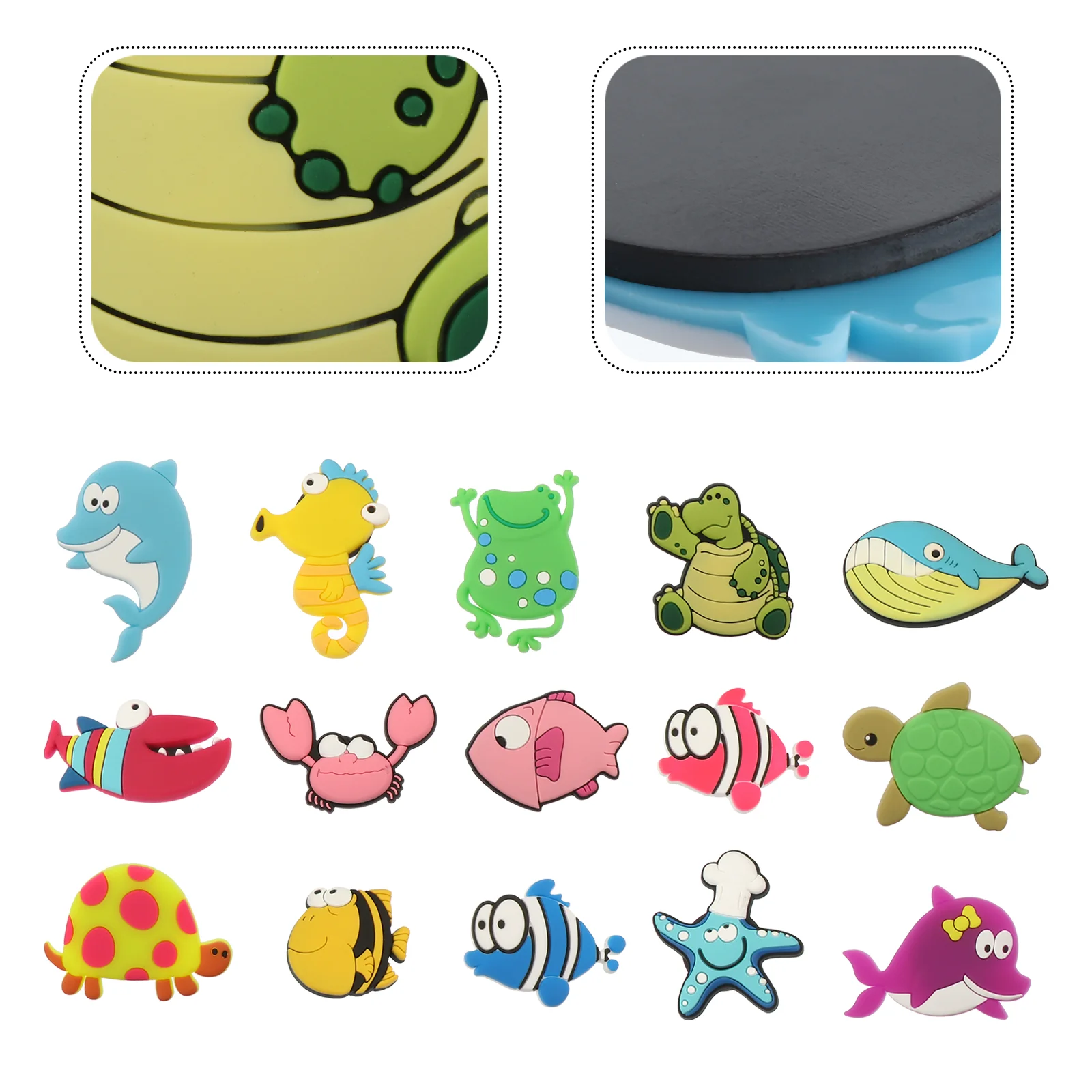 

15pcs Magnetic Sticker Magnetic Toys Fridge Magnet Fridge Stickers for Refrigerator Kitchen