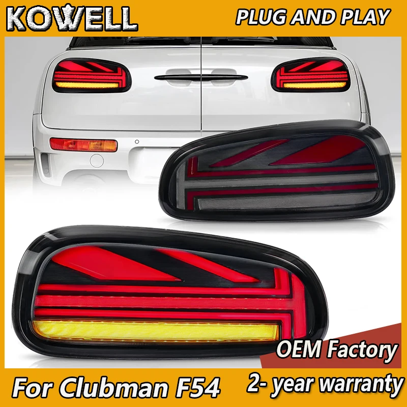 Стайлинг автомобиля для Mini Clubman F54 задний фонарь 2014-2022 DRL противотуманный тормоз