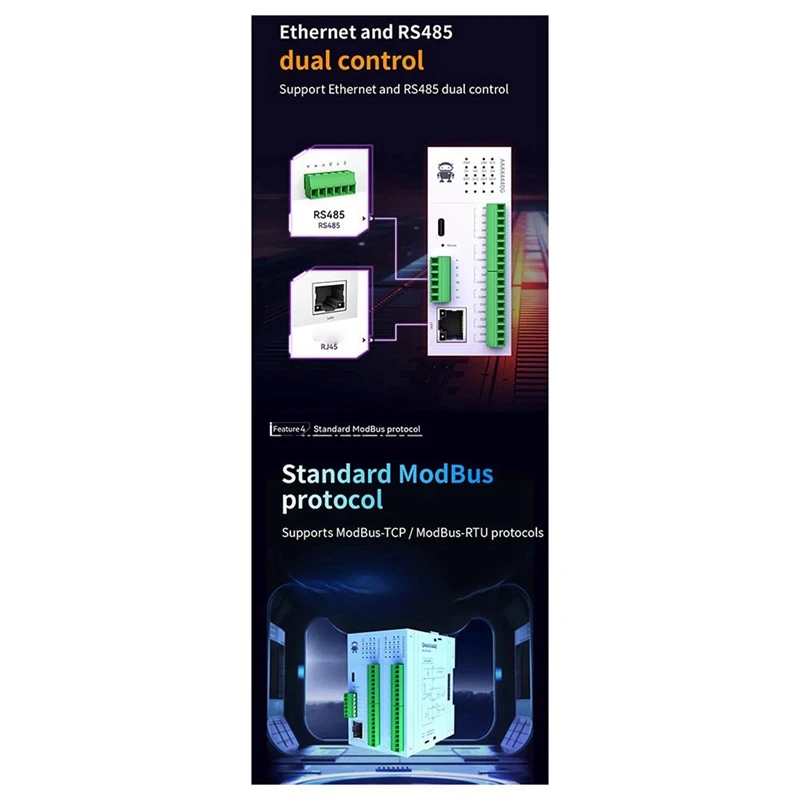 Модуль расширения RS485 Ethernet 16DI модуль ввода-вывода CDSENET GAXXXA000 аналоговый