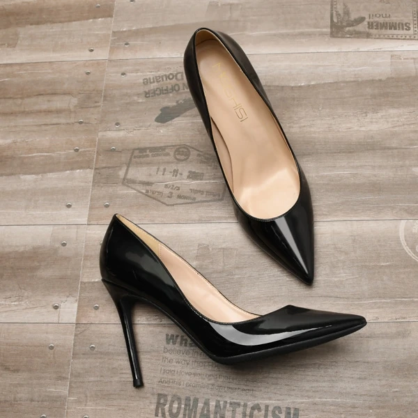 Big Size Thin High Heels Elegant Spring Dress Woman Office Dress Pumps Basic Pointed Toe Girls Sexy Female Party Shoes J0004