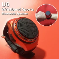 multifunctional portable watch speaker mini wrist wearable sports wireless music center subwoofer bluetooth waterproof