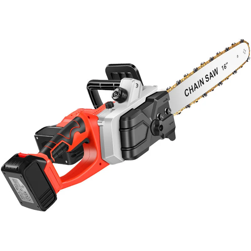 

Factory Outlet Big Power Chainsaw Wood Cutting Popular Chain Saw High Quality Lithium Battery Cordless Wood Cutter Saw Chain