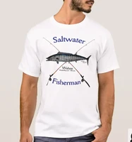 wahoo saltwater fishing fisherman angler gift t shirt summer cotton short sleeve o neck mens t shirt new s 3xl