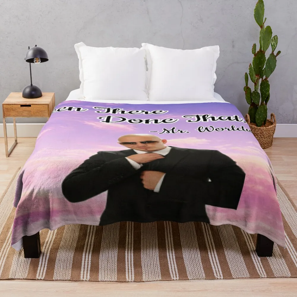 

Mr Worldwide Tapestry for Maddie Throw Blanket Blankets For Bed Flannel Fabric Shaggy Blanket