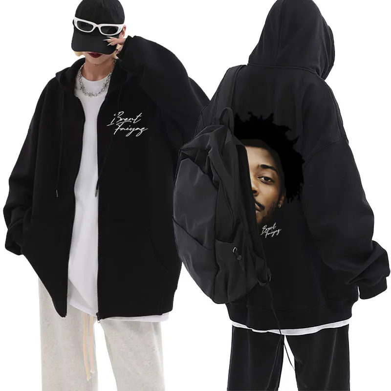 Толстовка мужская на молнии с принтом