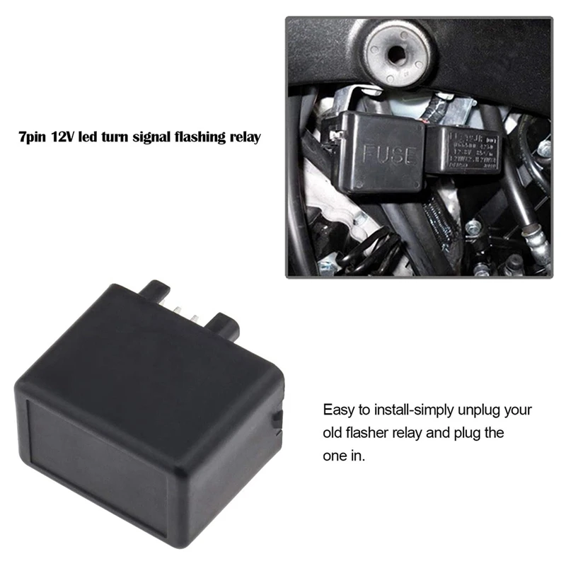 Проблесковое реле для мотоцикла 7-контактный флуоресцентный сигнал поворота
