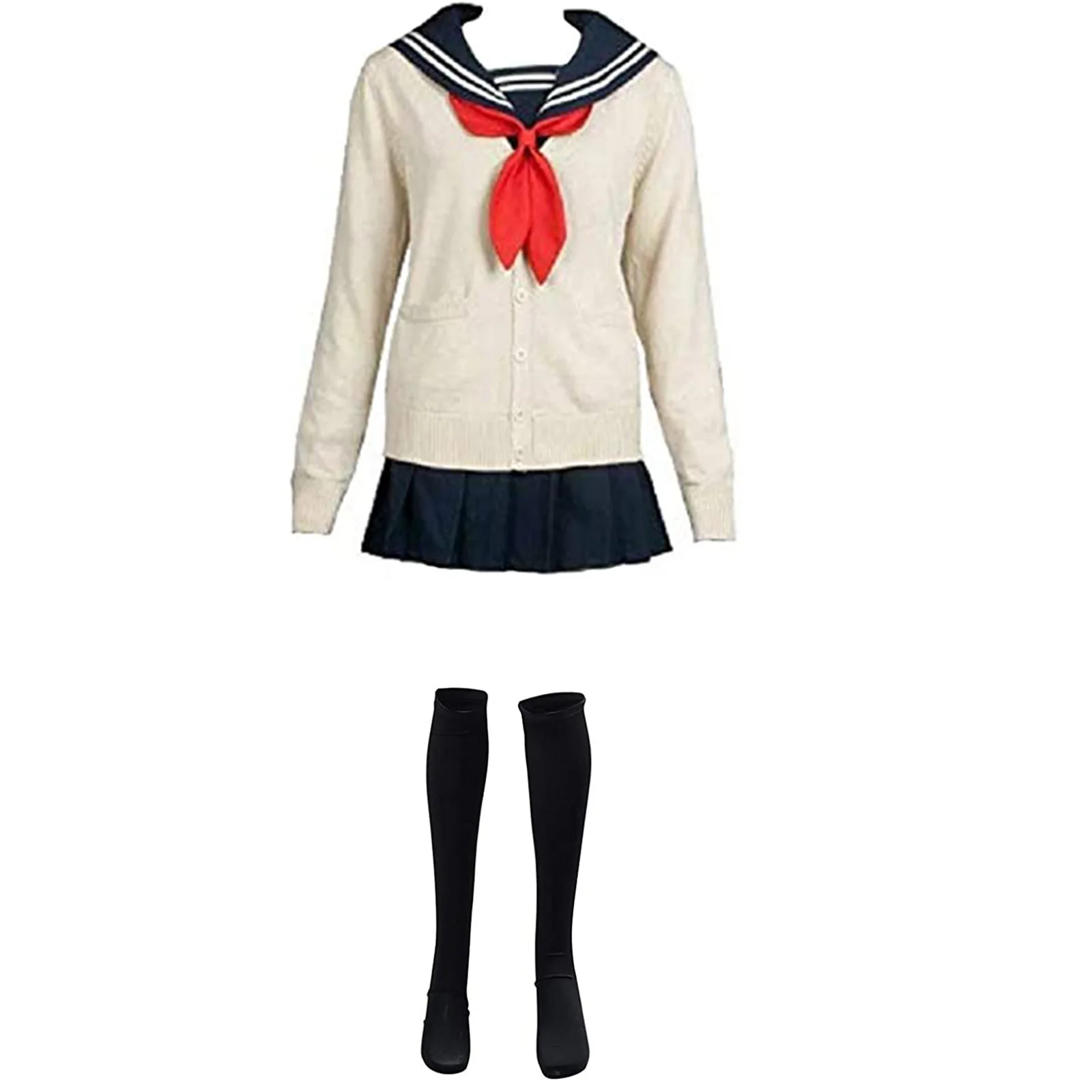

My Hero Academia Cosplay Anime Boku No Hero Academia Himiko Toga JK Uniform Sweater Coat Costumes
