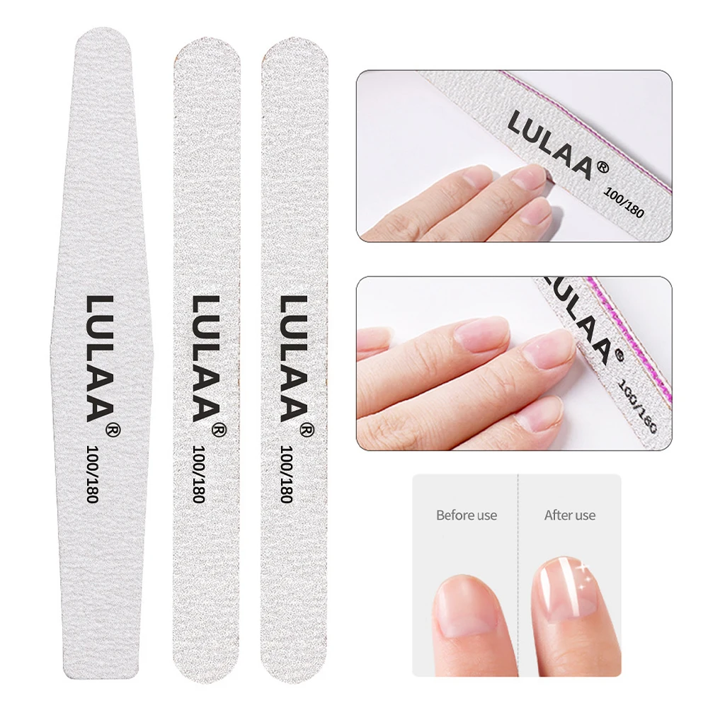 Набор для маникюра HALAIMAN пилка полировки ногтей вилка омертвевшей кожи толкатель