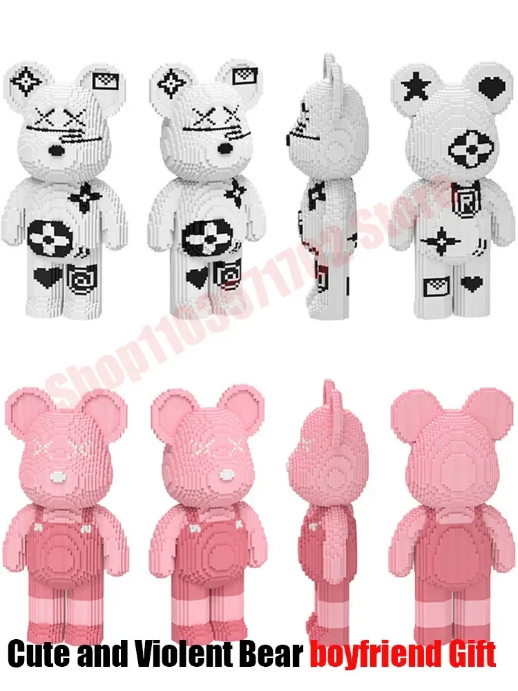 Конструктор Мини Bearbrick алмазные блоки игрушки для детей подарки