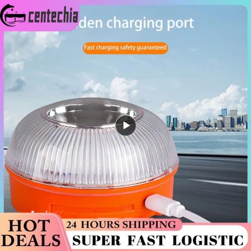 

Flash Beacon Magnetic Road Accident Lamp Strobe Light Led Flashing Warning Light Safety Accessory Car Emergency Light V16