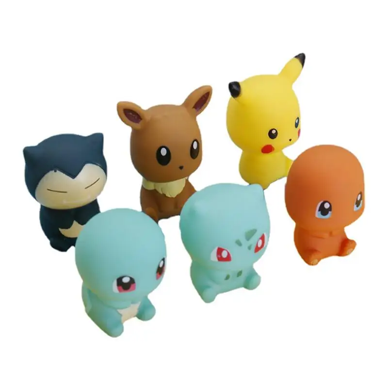 6 шт./набор, детские игрушки в виде покемона