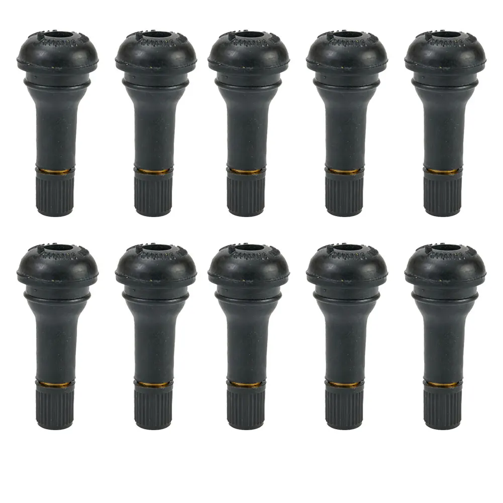 

10Pcs Universal TR412 Snap-in Rubber Car Vacuum Tire Tubeless Tyre Valve Stems For Auto Motorcycle ATV Wheel Accessories