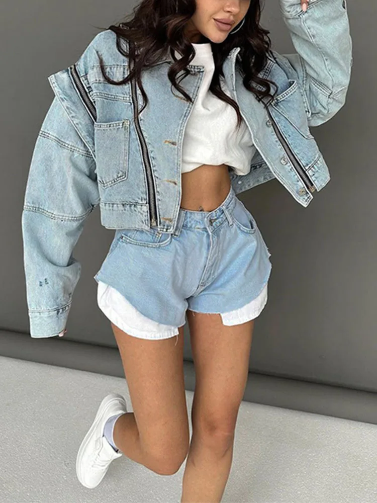 TARUXY High Waist Jean Shorts For Women Clothing Slim Sexy Girl Denim Short Jeans Street Fashion Casual Short Pant Female 2023