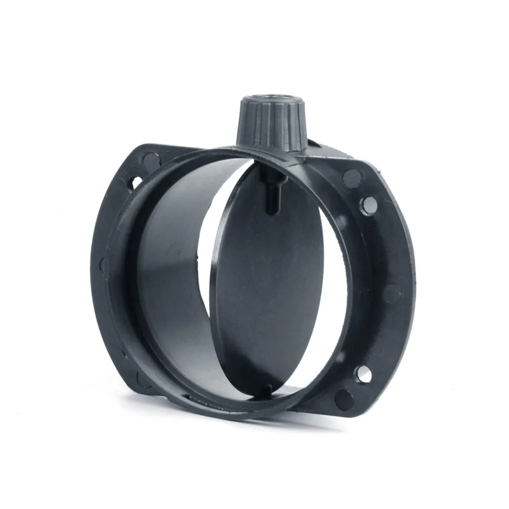 

Air Outlet Vent Regulating Valve Air Duct Black For 75mm Heater I48304