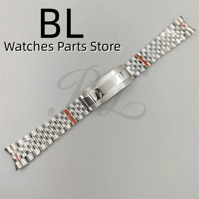 Браслет BLIGER 20 мм для юбилейных часов изогнутый двухцветный браслет наручных из
