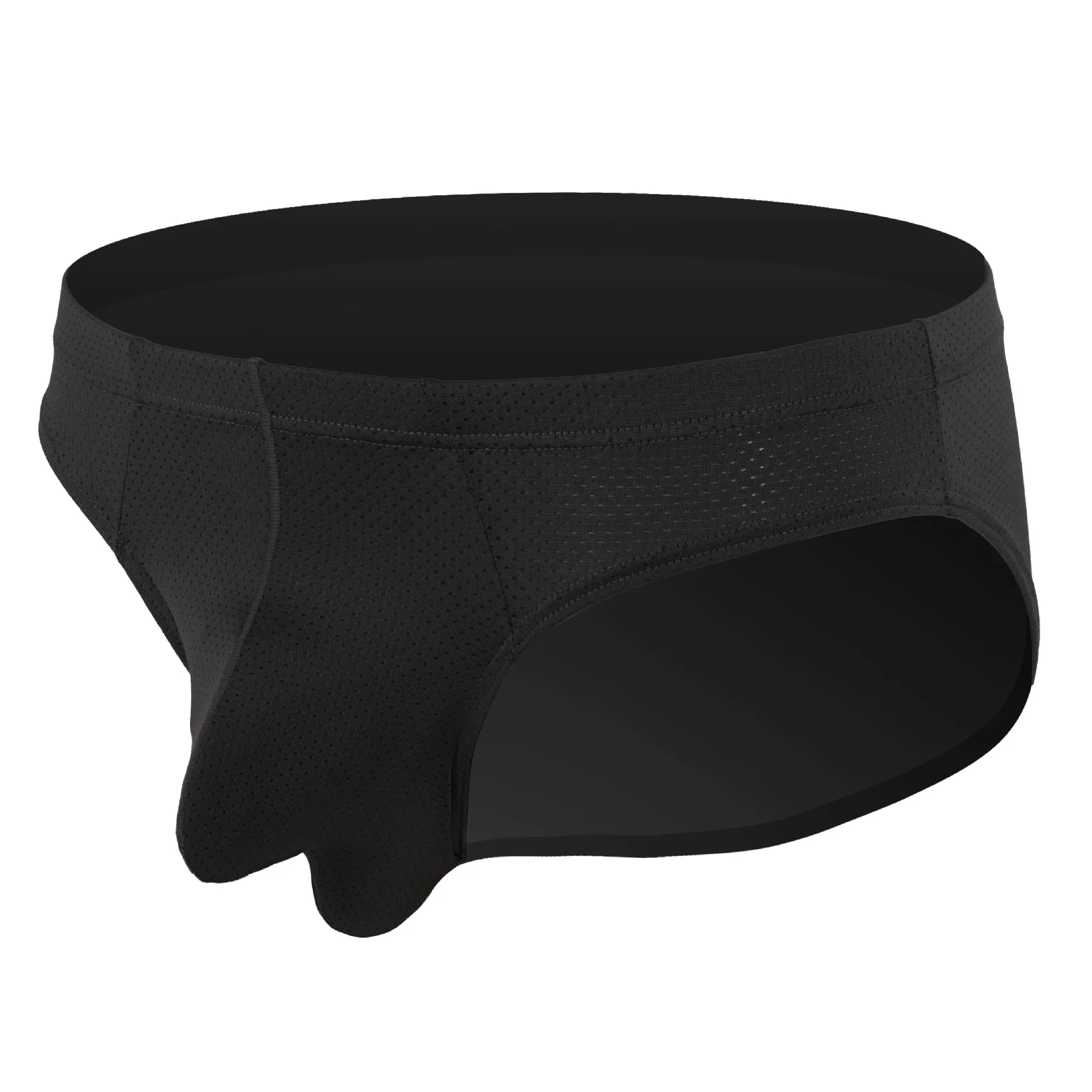 Трусы-брифы мужские сетчатые с низкой посадкой пикантное нижнее белье