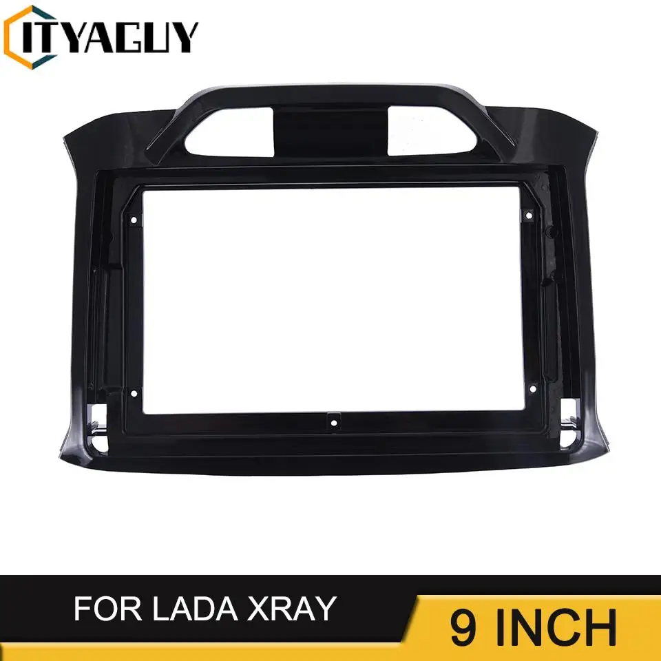 

Double 2 Din Fascia Fit for LADA XRAY 2015-2019 Car Radio Frame 9 Inch Stereo Panel Audio Dash Installation Trim kit Frame